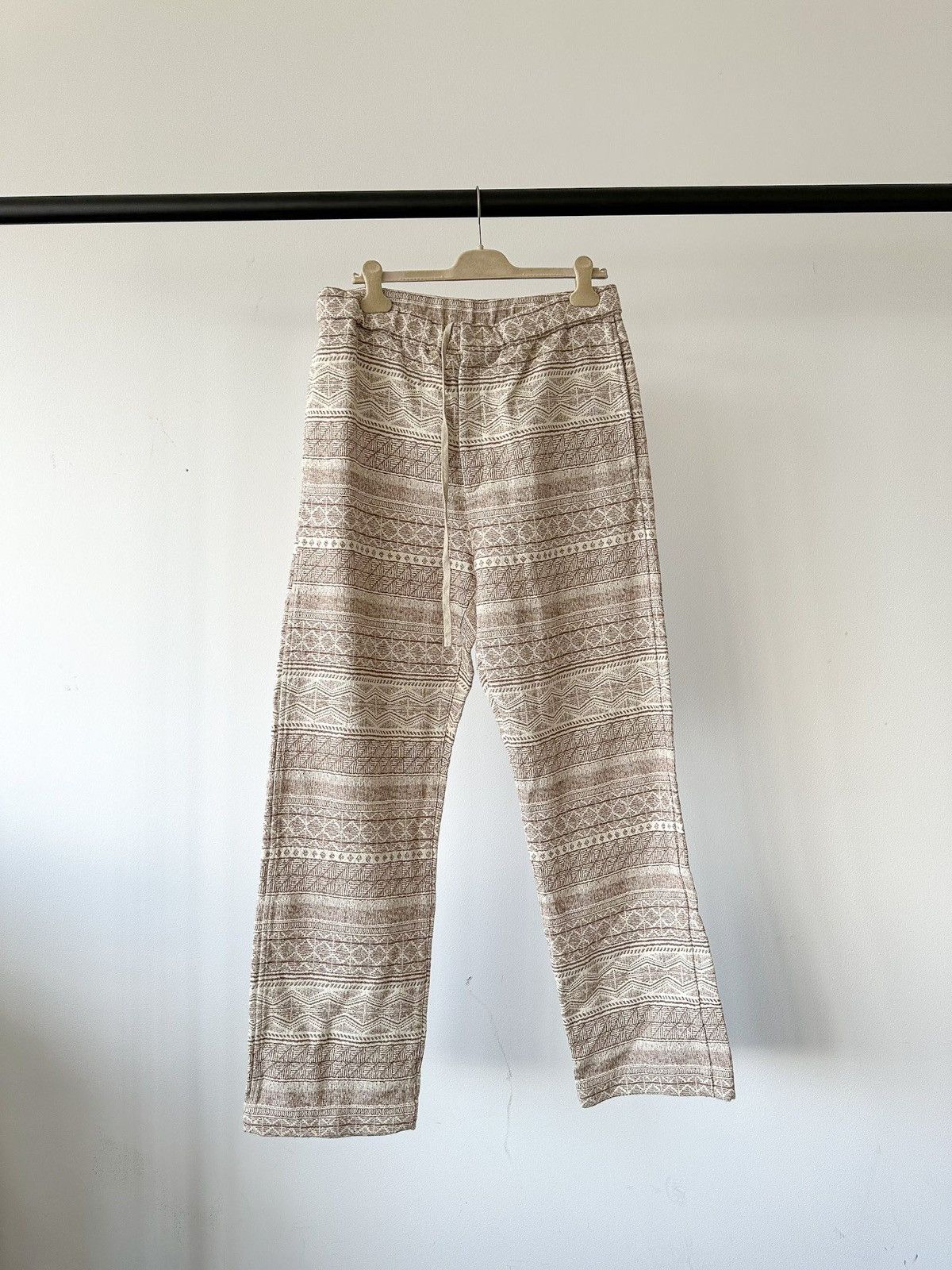 Snow Peak Snow Peak Cotton & Silk Jacquard Trousers Size US 34 / EU 50 - 1 Thumbnail