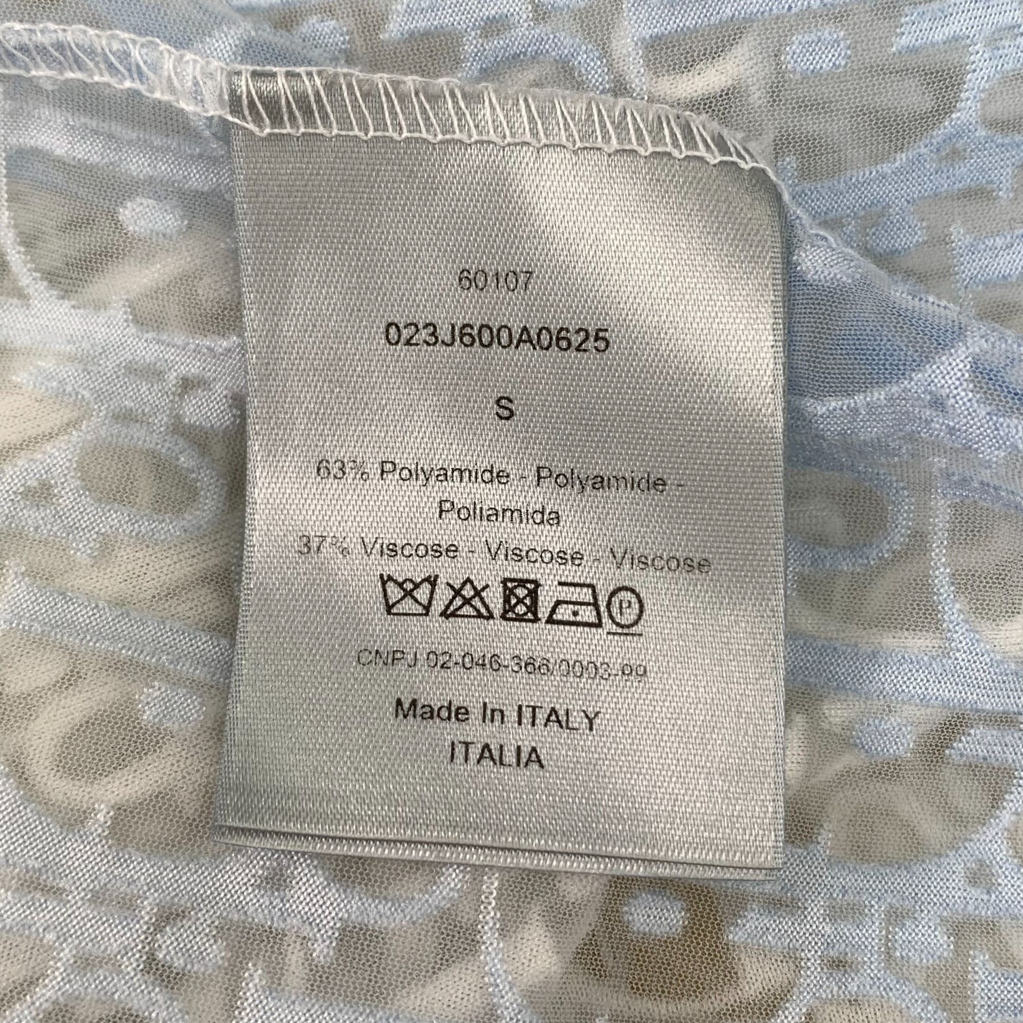 Dior Dior Gradient Logo Print Round Neck T-Shirt (Size S) Size US S / EU 44-46 / 1 - 4 Thumbnail