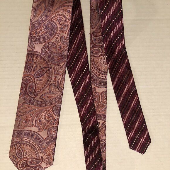 John Varvatos John varvatos men's reversible silk tie 3 1/4" X 56 1/2" Size ONE SIZE - 1 Thumbnail