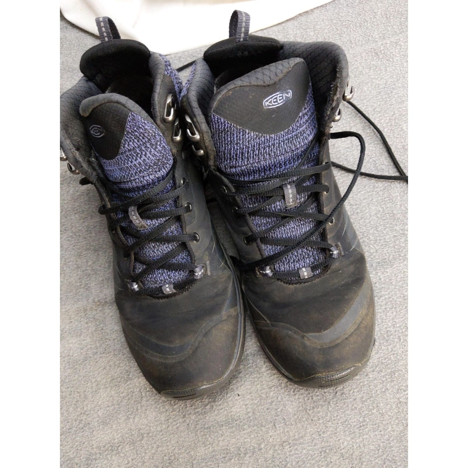 KEEN Keen Hiking Boots Womens 8.5 39 Black KEEN.DRY Waterproof Ankle Outdoor Trail Boots Woman East Size US 9 / IT 39 - 2 Thumbnail