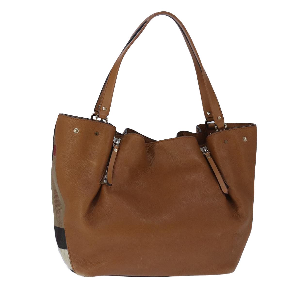 Burberry Brown Leather Tote Bag (Pre-Owned) Size ONE SIZE - 1 Thumbnail