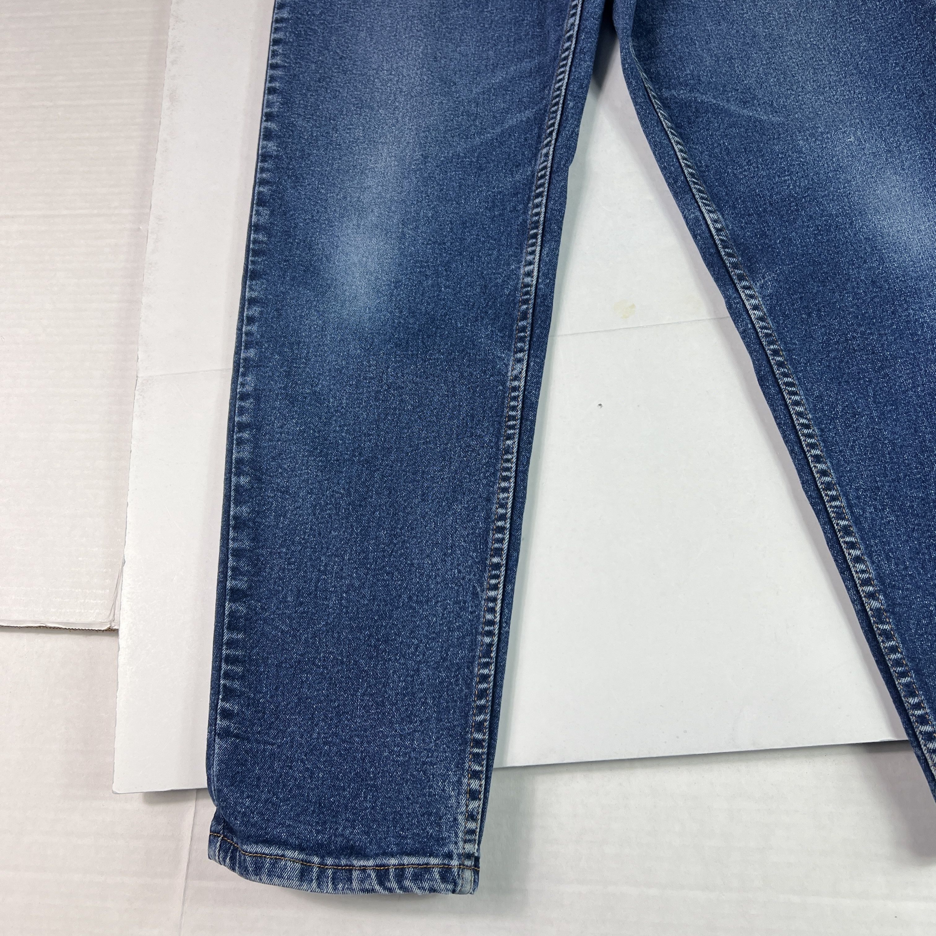 Levi's VTG 90s Levi's Jeans 550 Relaxed Tapered Blue Stretch Denim Size 30" / US 8 / IT 44 - 8 Thumbnail
