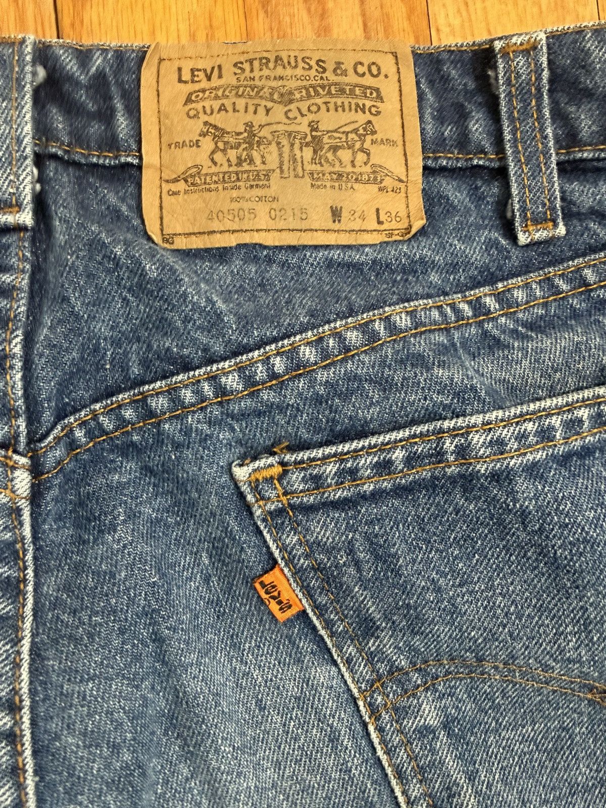 Levi's 80s orange tab Levi’s straight cut Size US 34 / EU 50 - 6 Thumbnail