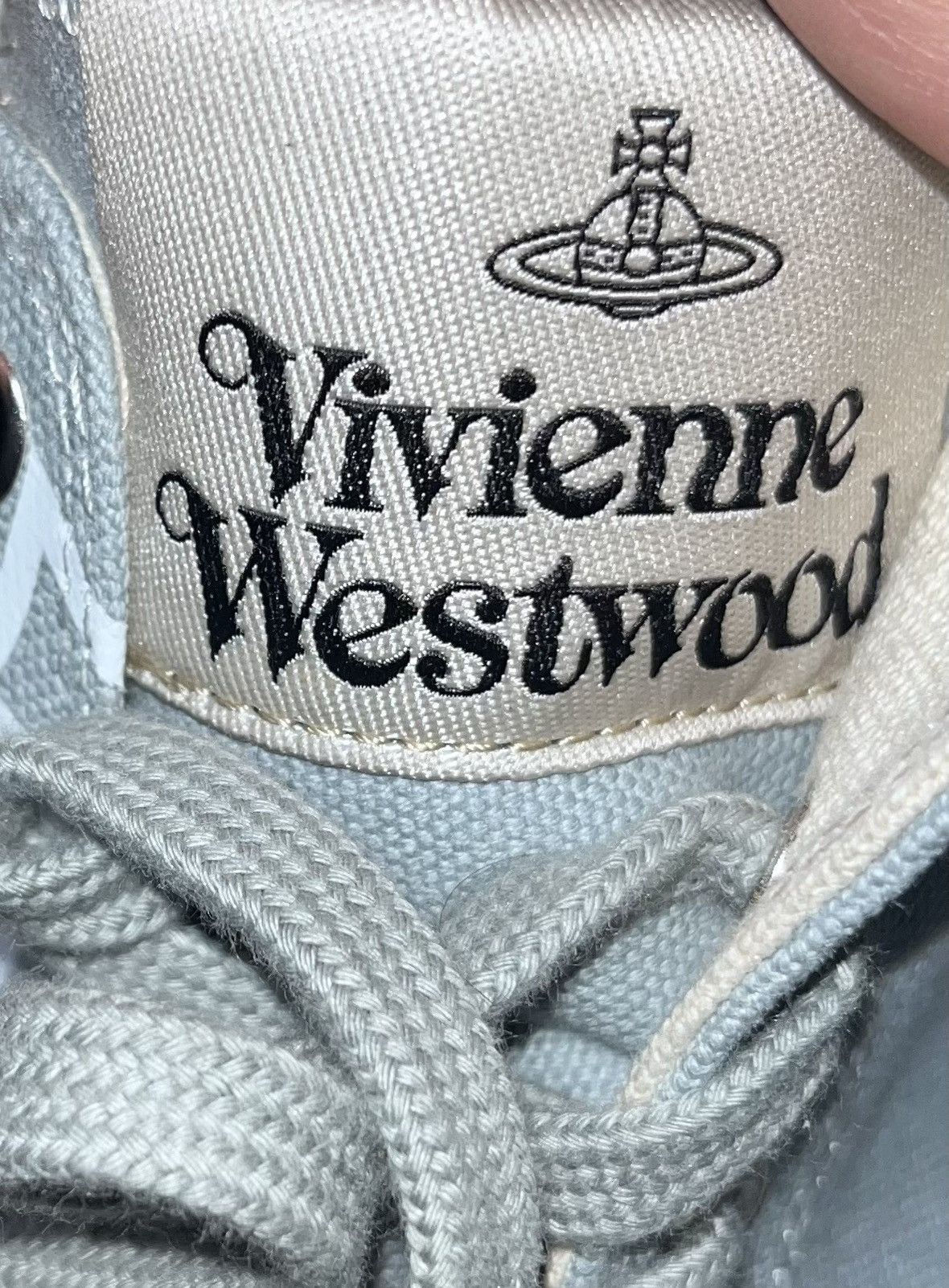 Vivienne Westwood LAST DROP EVER Blue Plimsoll High Top Sneakers Size US 10 / EU 43 - 7 Thumbnail