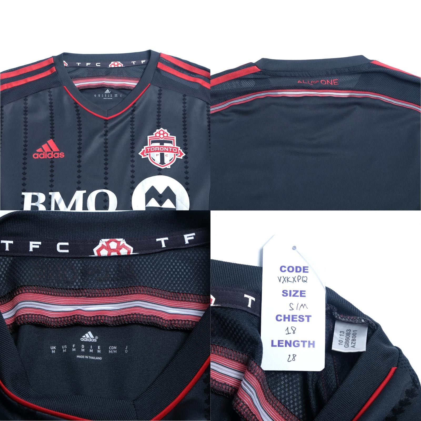 Adidas 2014/15 Toronto FC Away Shirt Adidas MLS (S/M) Size US M / EU 48-50 / 2 - 4 Thumbnail