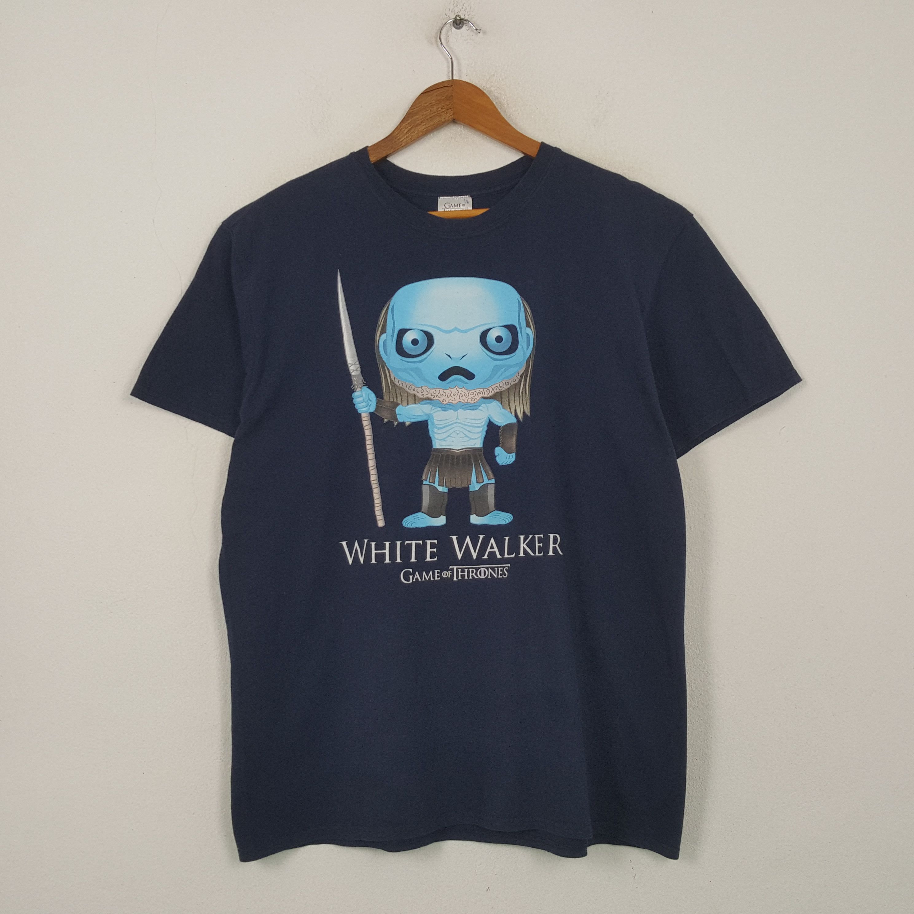 Vintage Vintage White Walker Game Of Thrones Movies T-shirt RR7 Size US XL / EU 56 / 4 - 1 Thumbnail
