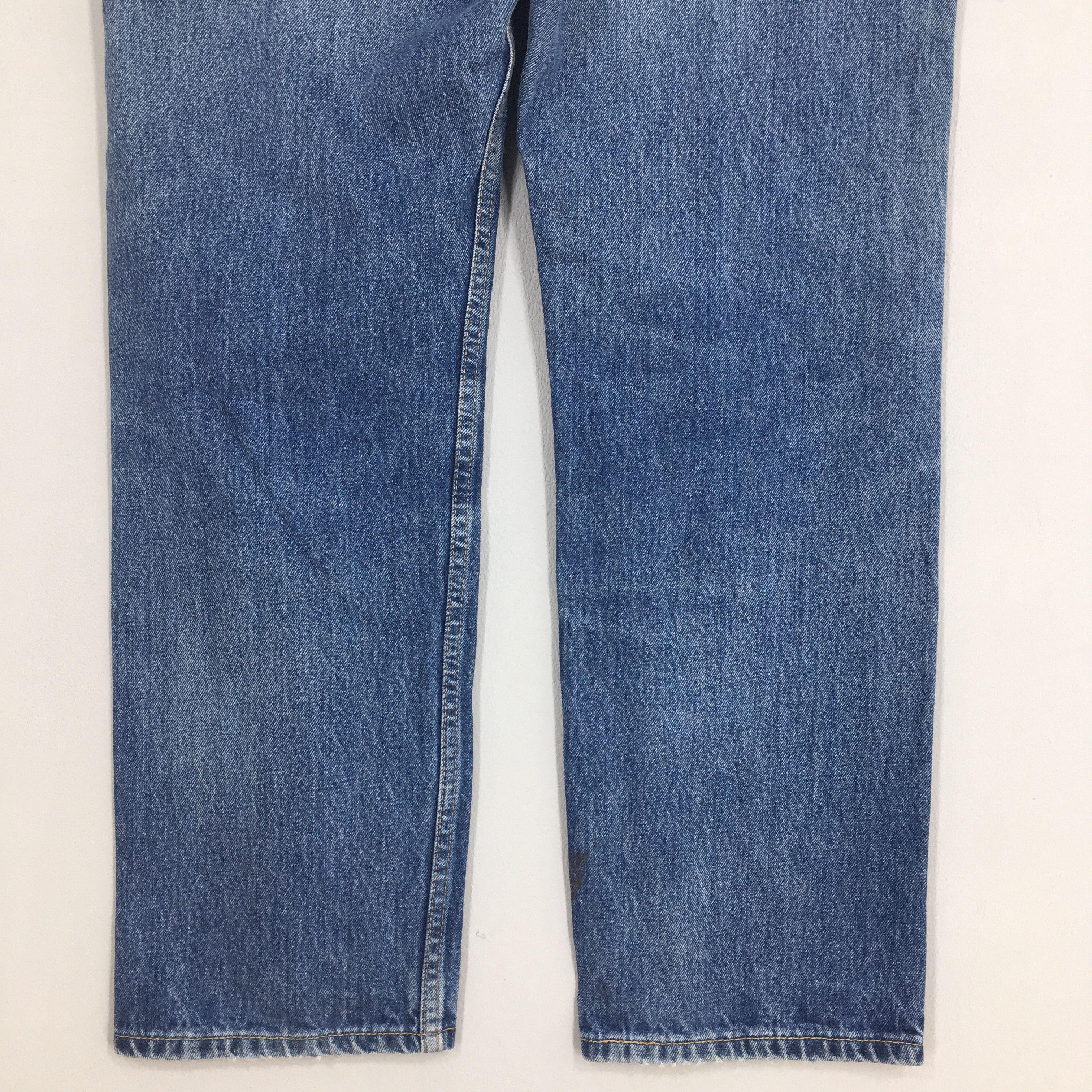 Levi's Size 36x30 Vintage Levi's 505 Regular Fit Wash Jeans S1948 Size US 36 / EU 52 - 11 Thumbnail
