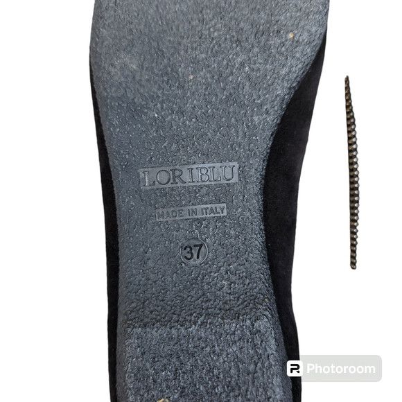 Other Loriblu ballet flats Slip-on Size 37 EU black suede Size US 6 / IT 36 - 7 Thumbnail