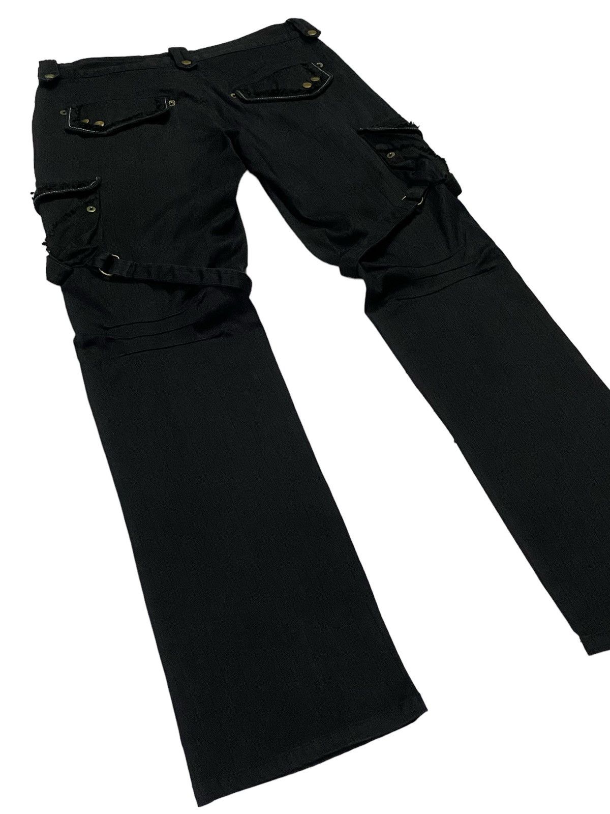 Japanese Brand Japanese brand “APESTIEN” Black Bondage Tactical Cargo Pants Size US 33 - 20 Thumbnail