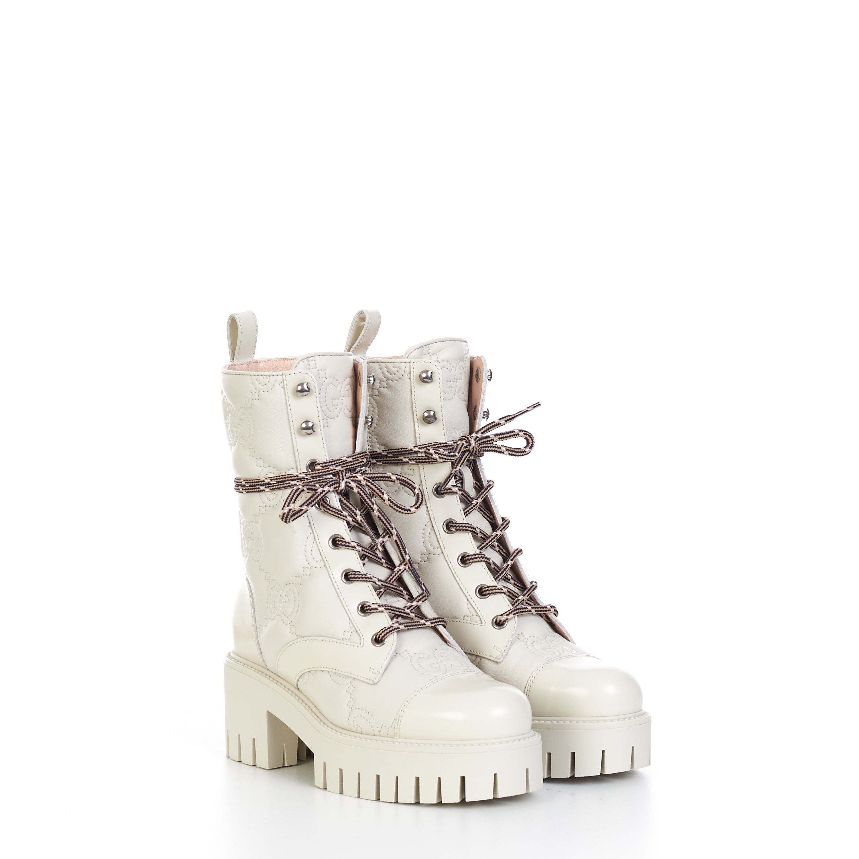 GUCCI US10 Chunky sole Logo Boot