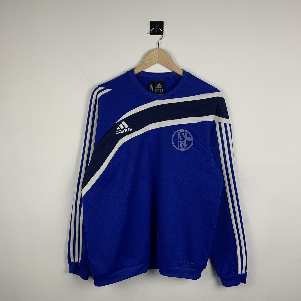 Adidas Men’s Adidas Climalite Shalke 04 Soccer Football Sweatshirt Size US M / EU 48-50 / 2 - 1 Thumbnail