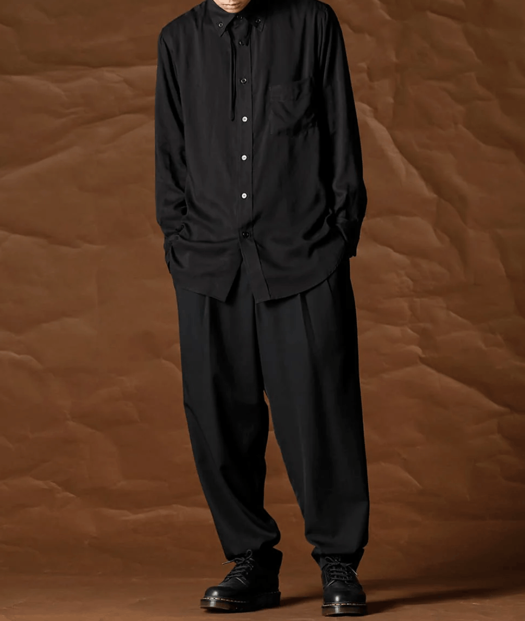 Yohji Yamamoto Pour Homme - W/GABARDINE 2 Tuck Pants
