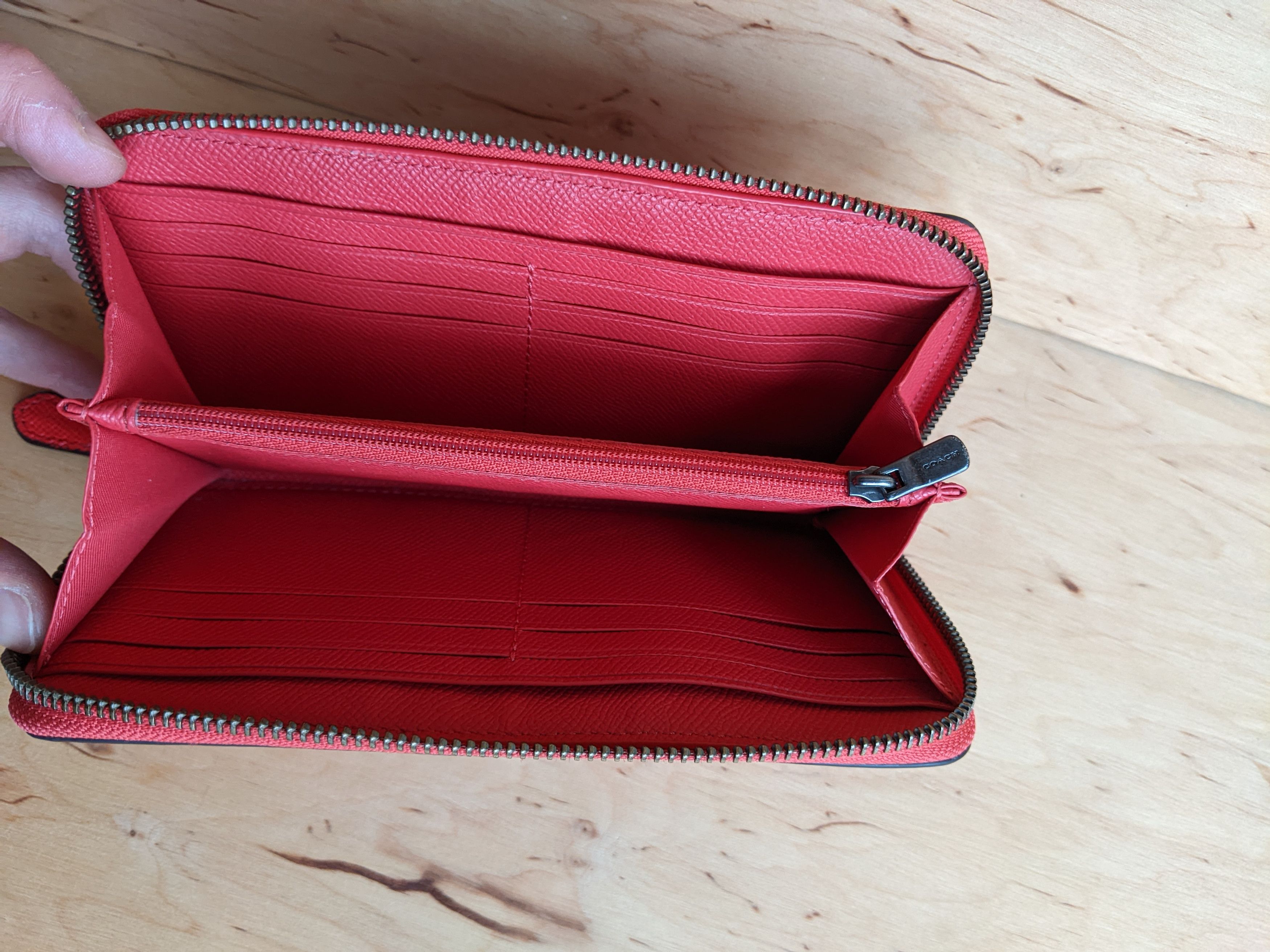 Coach Coach Accordion Zip Wallet Red Prada Vivienne Westwood Size ONE SIZE - 17 Thumbnail