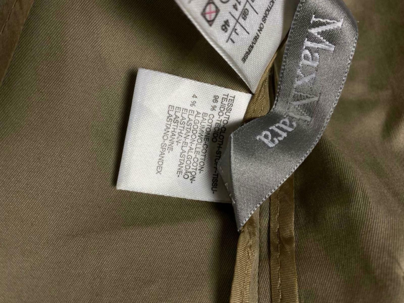 Designer Ladies Max Mara Grey Cotton Blazer Jacket Size 12 Size XL / US 12-14 / IT 48-50 - 11 Thumbnail