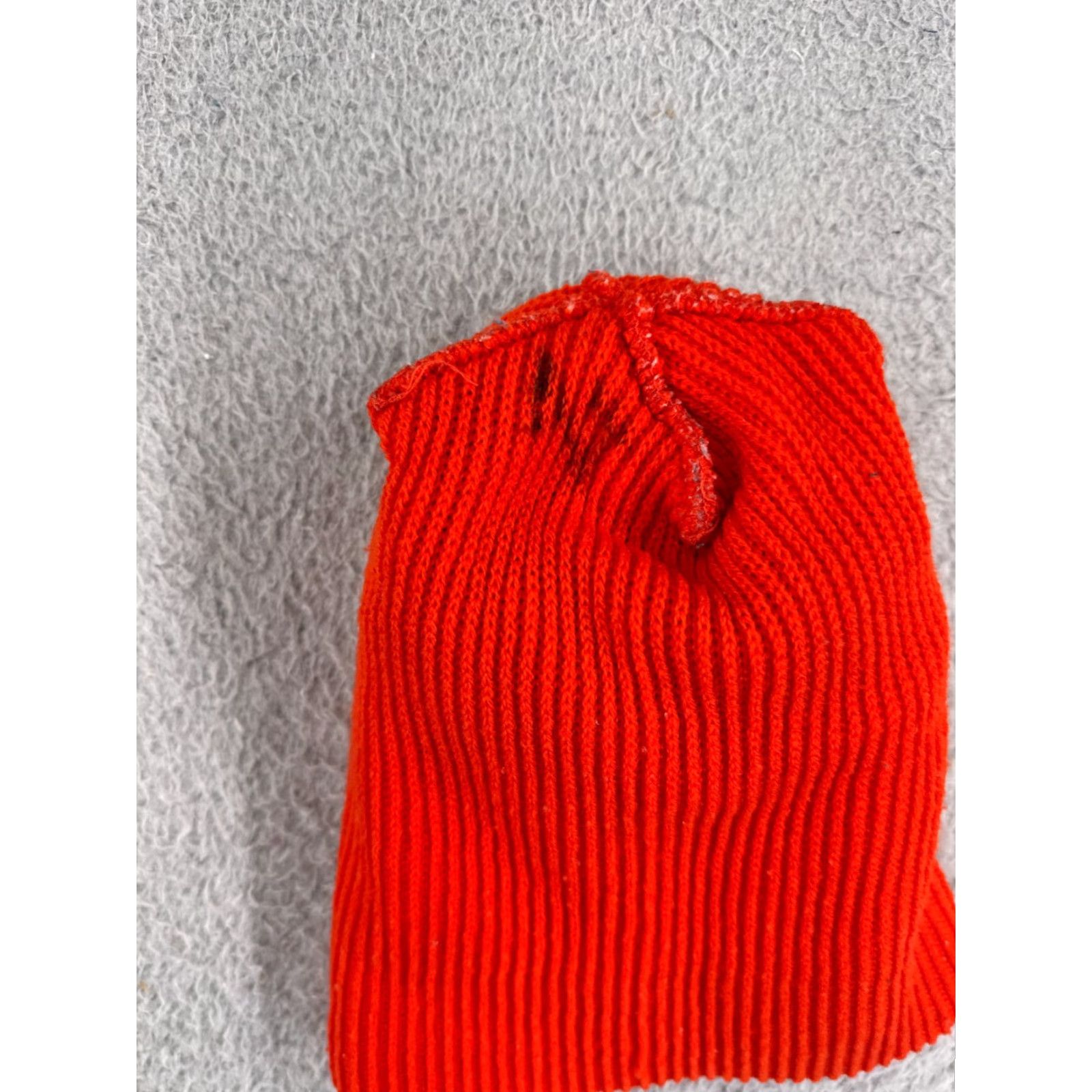 Vintage Clay Beanie Beanie Adult One Size Red Acrylic Knit Hat Men Beanie 100% Acrylic Ski Snowboard Logo Winter Hats Size ONE SIZE - 5 Thumbnail