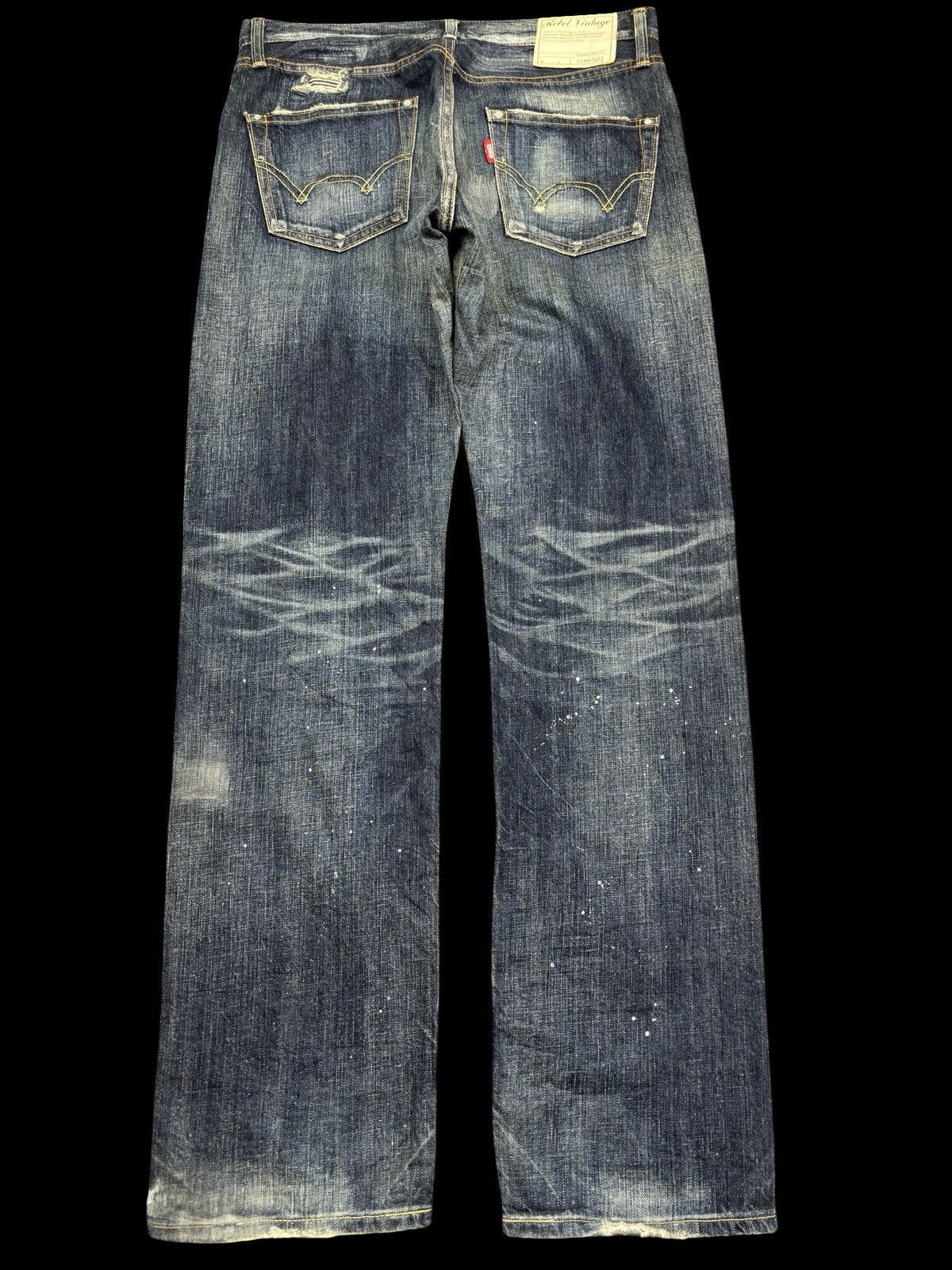Edwin 💥Rebel Patchwork💥Edwin Painter Distressed Denim F772 Size US 32 / EU 48 - 2 Thumbnail