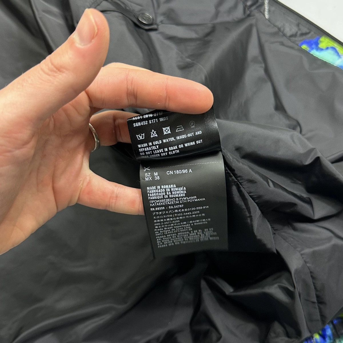 Prada Prada Milano SS17 Radar Nylon Ripstop Jacket - M (L) Size US M / EU 48-50 / 2 - 11 Thumbnail