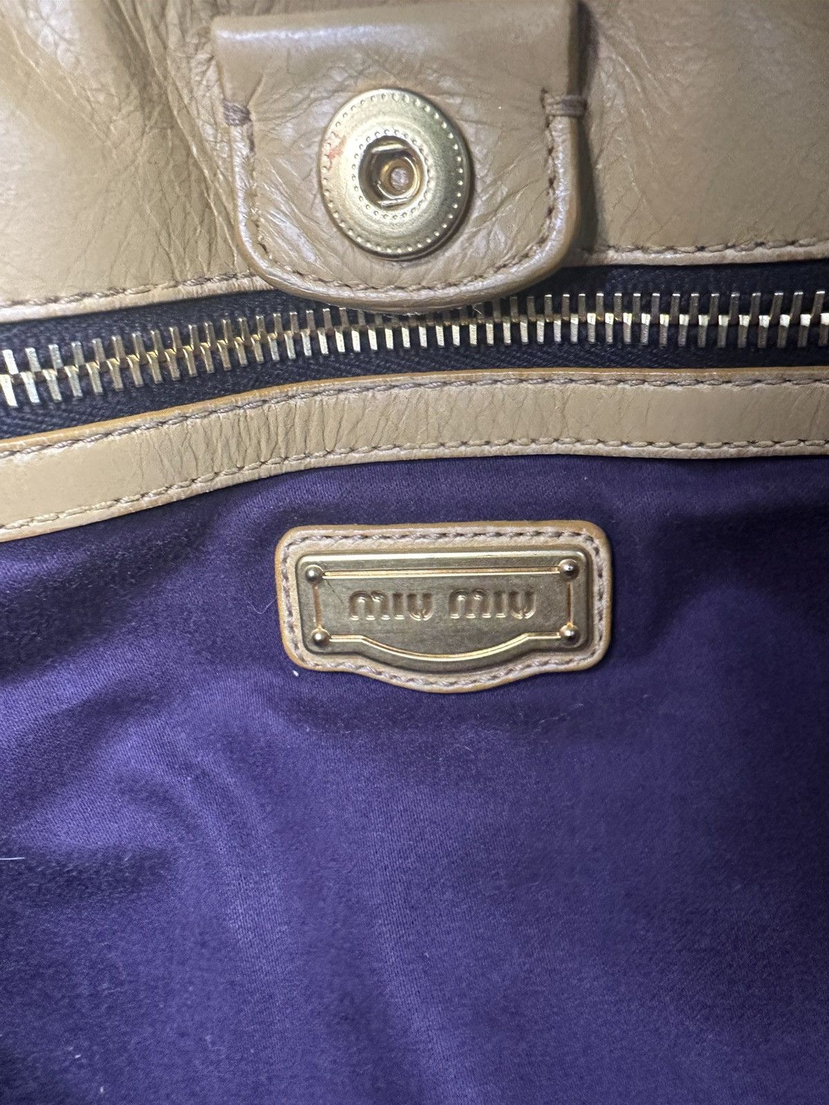Miu Miu Miu Miu Vitello Size ONE SIZE - 10 Thumbnail