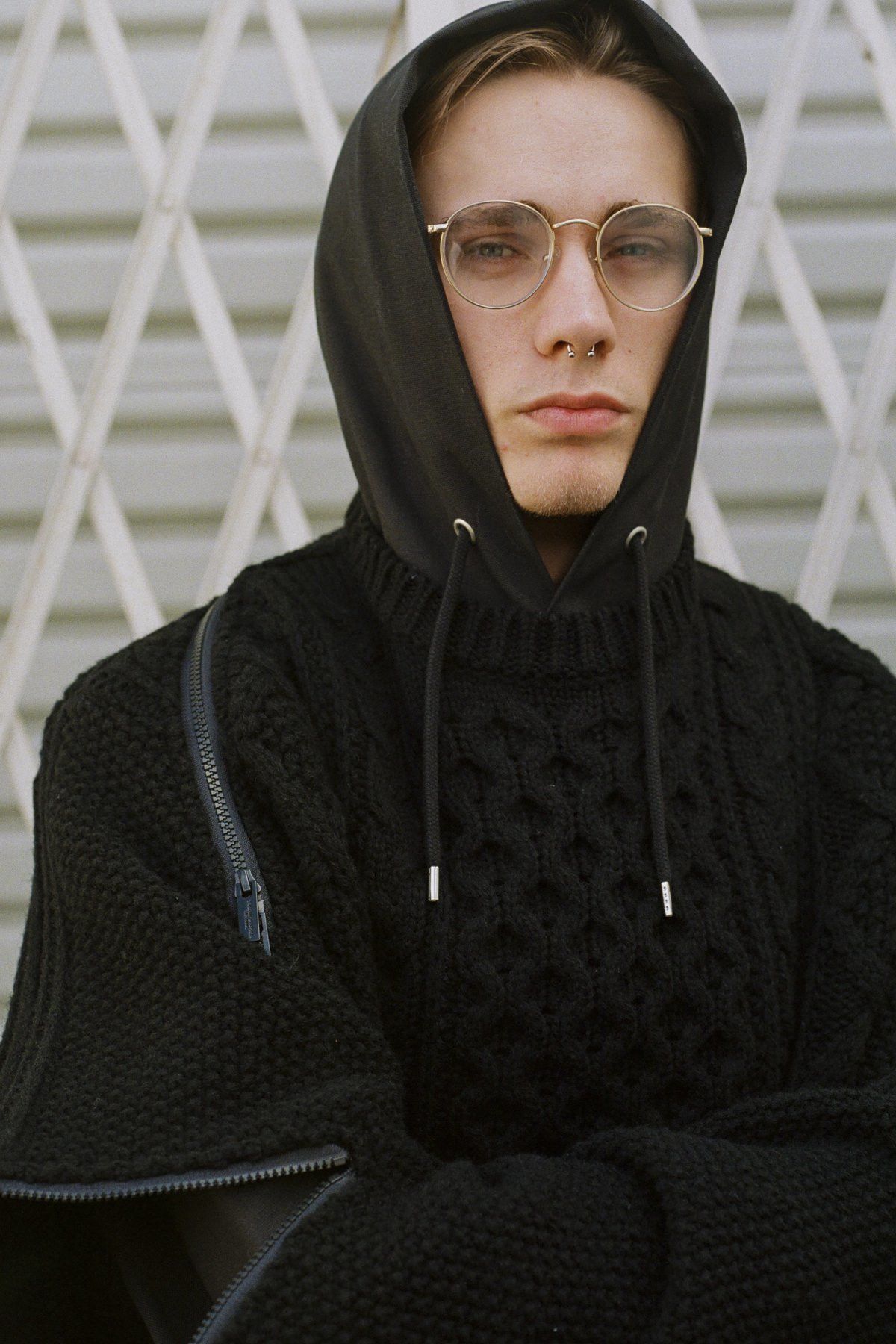 Takahiromiyashita The Soloist. TAKAHIROMIYASHITA THESOLOIST. Zipped Balloon Knit Sweater Size US M / EU 48-50 / 2 - 3 Thumbnail
