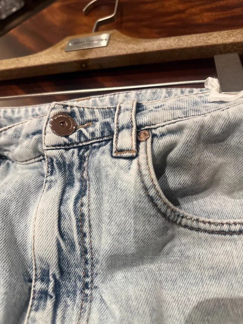 Brunello Cucinelli Brunello Cucinelli Light Blue Denim Pants Size 25" / US 0 / IT 36 - 4 Thumbnail