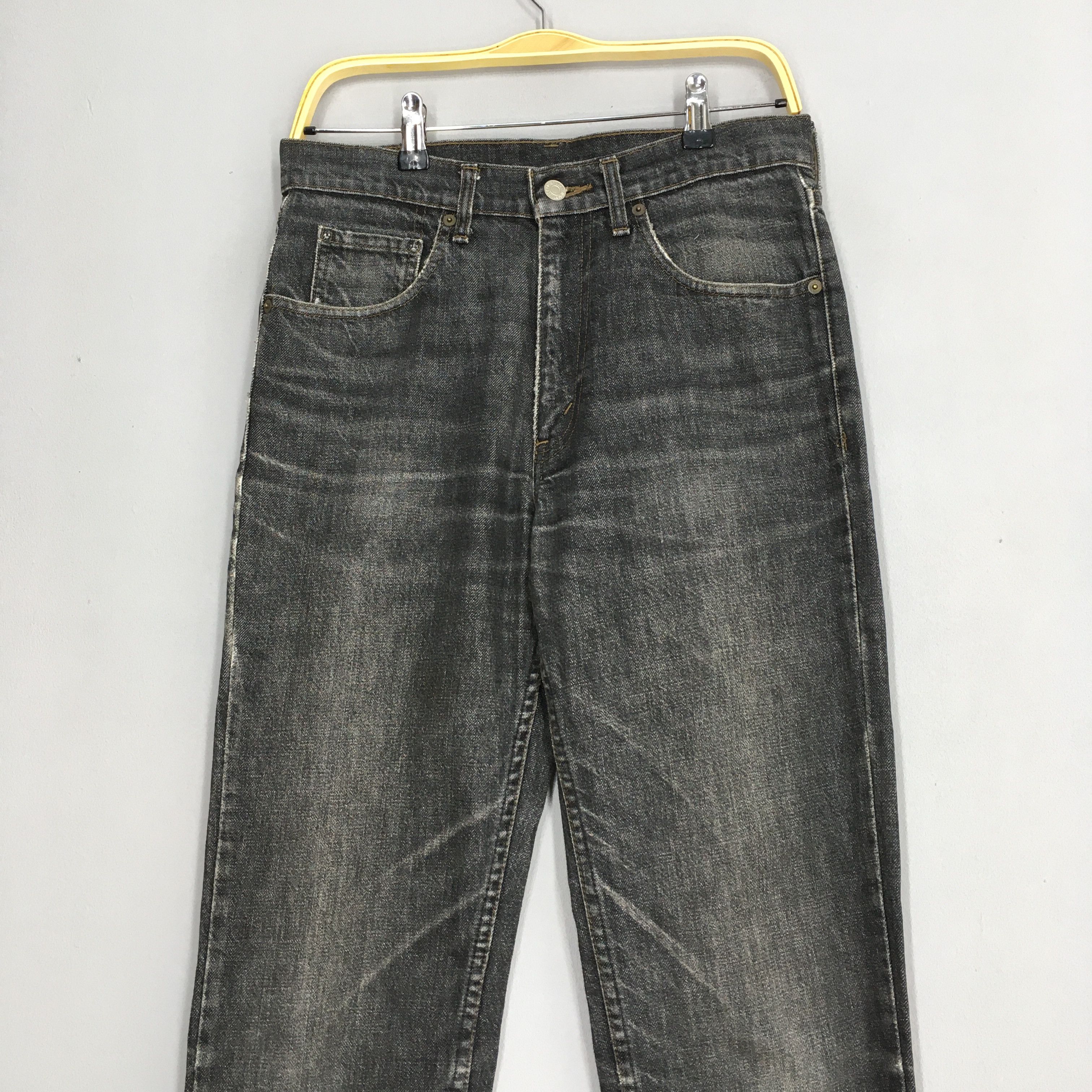Jean × Levi's × Vintage Size 30x31 Vintage Levi's 603 Faded Black Jeans Size US 30 / EU 46 - 2 Thumbnail