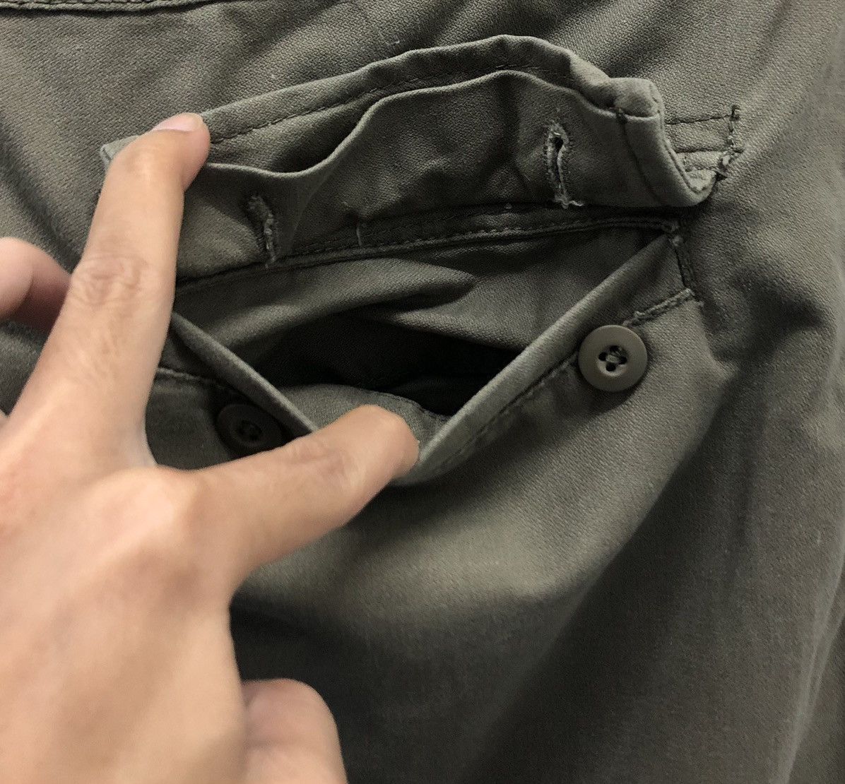 Japanese Brand Jungle Storm Olive Green Cargo Pants – Size L Size US 32 / EU 48 - 10 Thumbnail