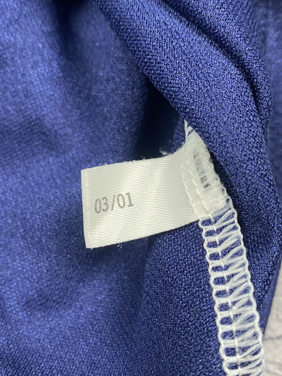 Adidas × Vintage Vintage 00s Adidas Center Logo Y2K Drill Tee Jersey Size US M / EU 48-50 / 2 - 10 Thumbnail