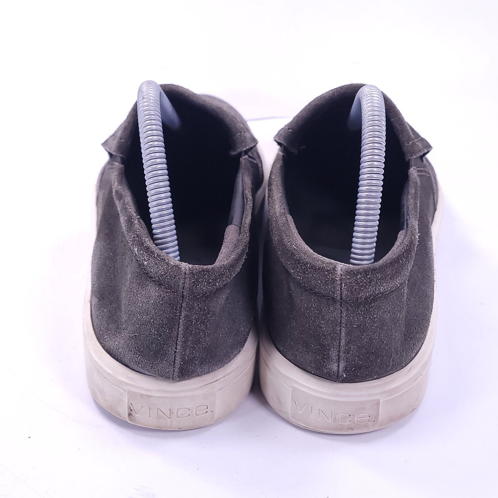 Vince Vince Slip On Suede Loafer Shoe Womens Size 10 Gray White Size US 10 / IT 40 - 3 Thumbnail