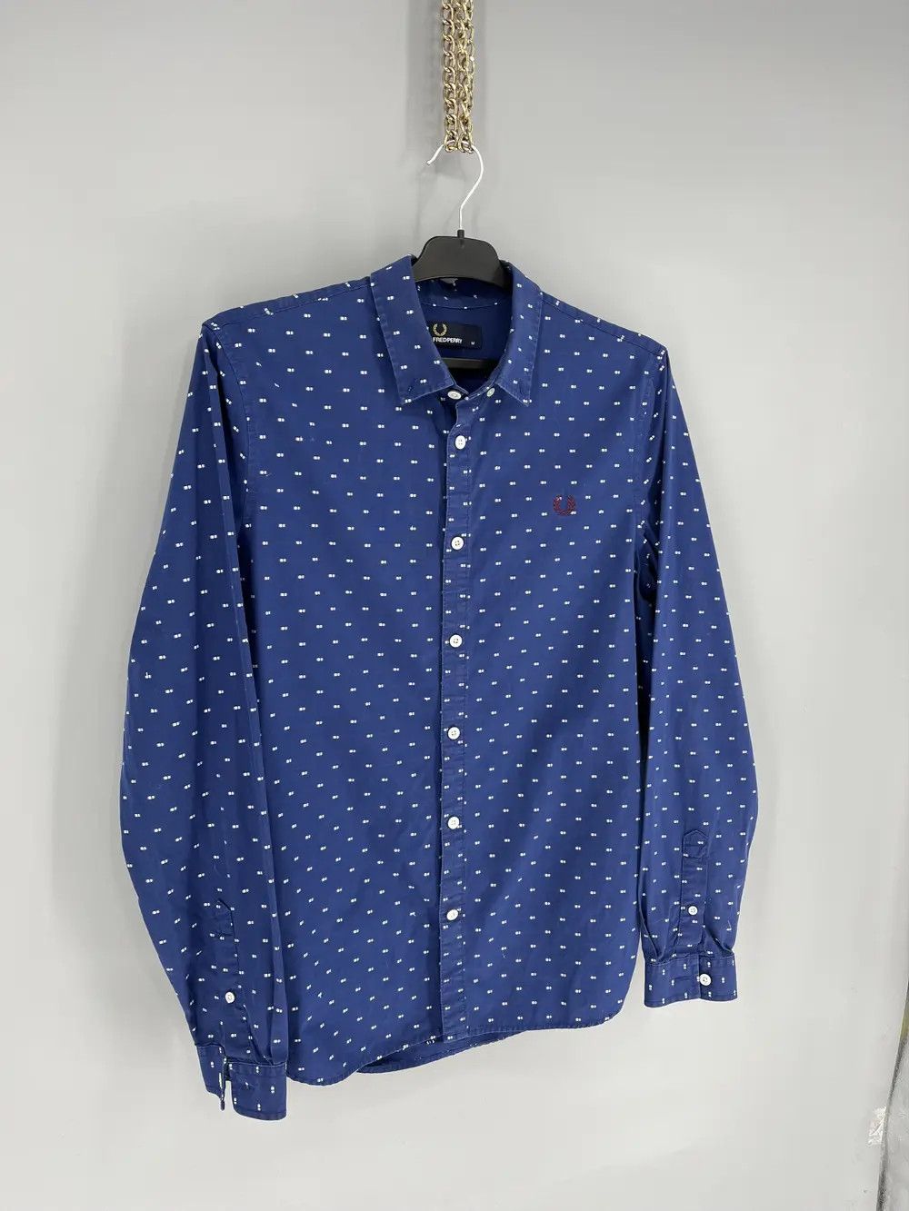 Fred Perry Vintage FRED PERRY Long Sleeve Button Down Shirt Size US M / EU 48-50 / 2 - 2 Thumbnail