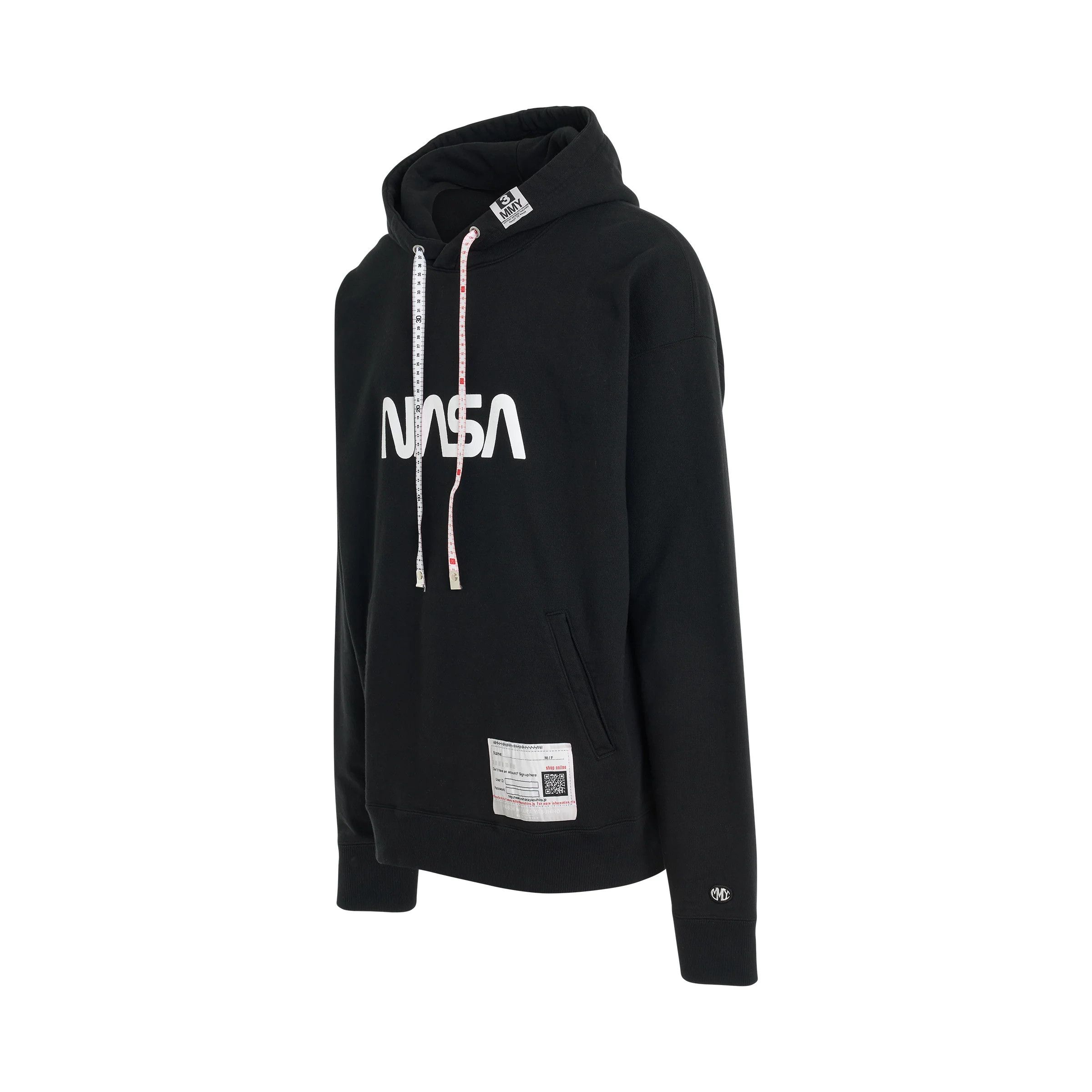 Maison MIHARA YASUHIRO o1mris0824 Nasa Printed Hoodie in Black Size US S / EU 44-46 / 1 - 2 Thumbnail