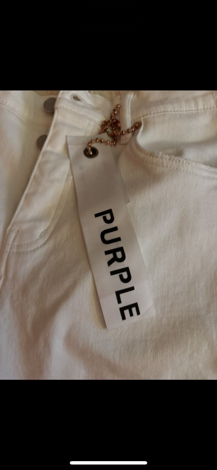 Purple Brand White purple jeans Size US 32 / EU 48 - 2 Thumbnail