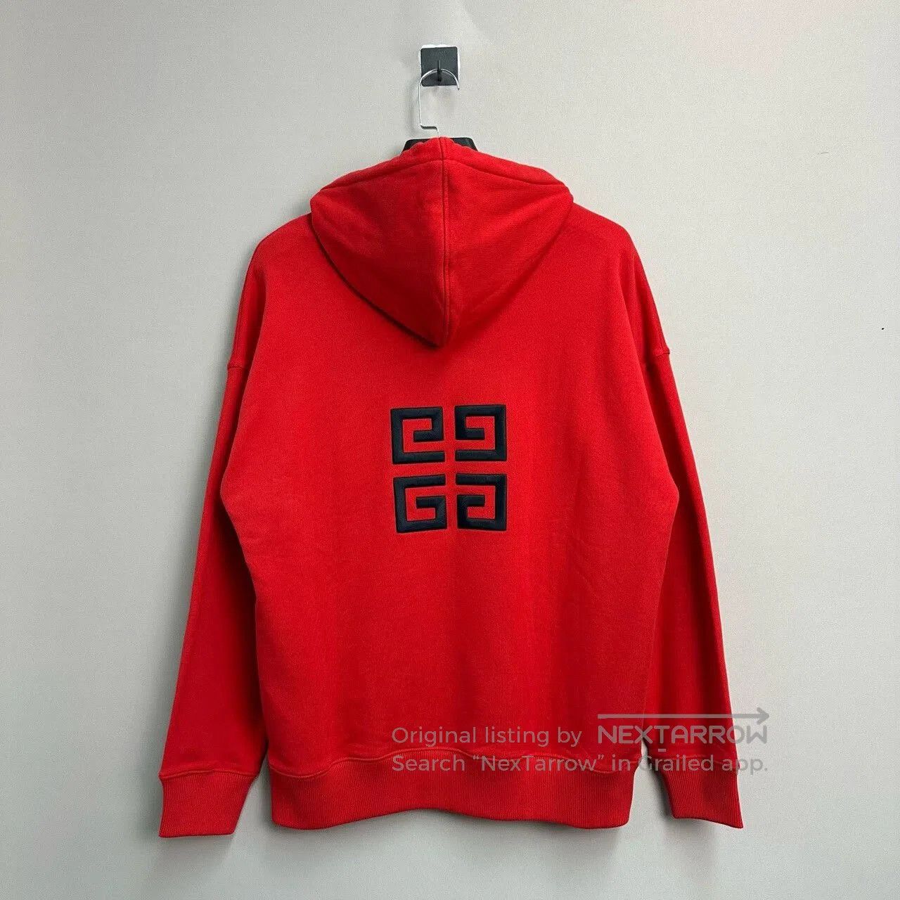 Givenchy givenchy red embroidered hoodie with tags. Size US L / EU 52-54 / 3 - 2 Thumbnail