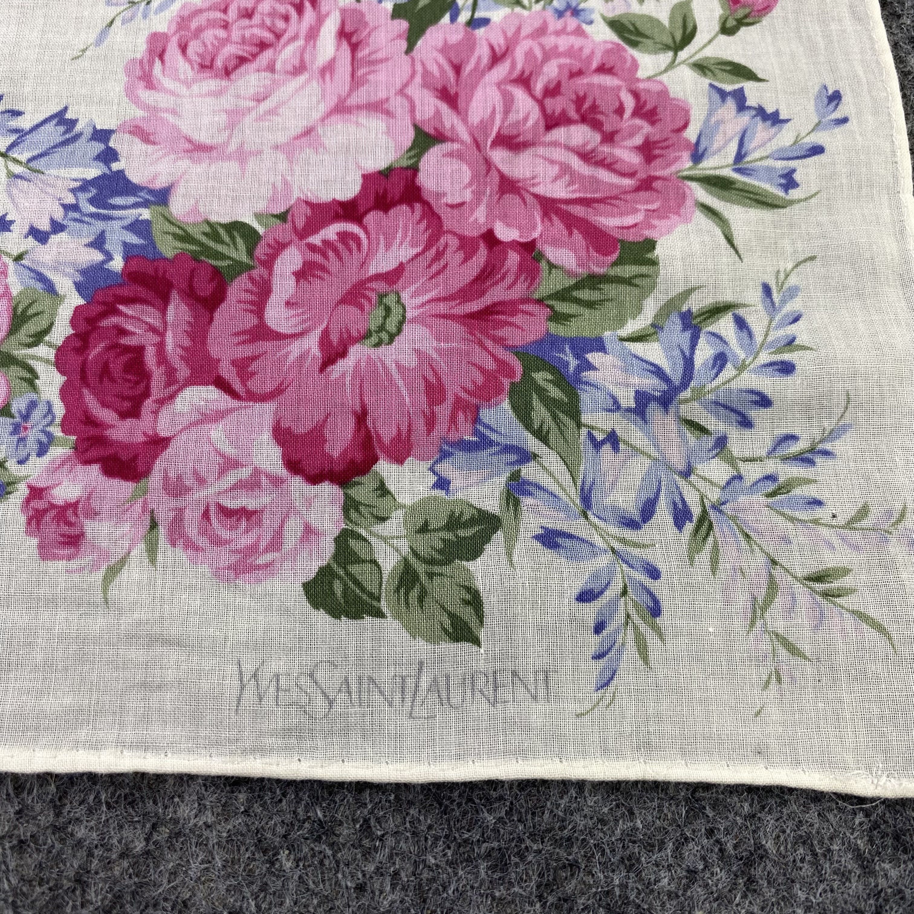 Vintage × Yves Saint Laurent Yves Saint Laurent Handkerchief / Bandana / Neckerchief-B524 Size ONE SIZE - 5 Thumbnail