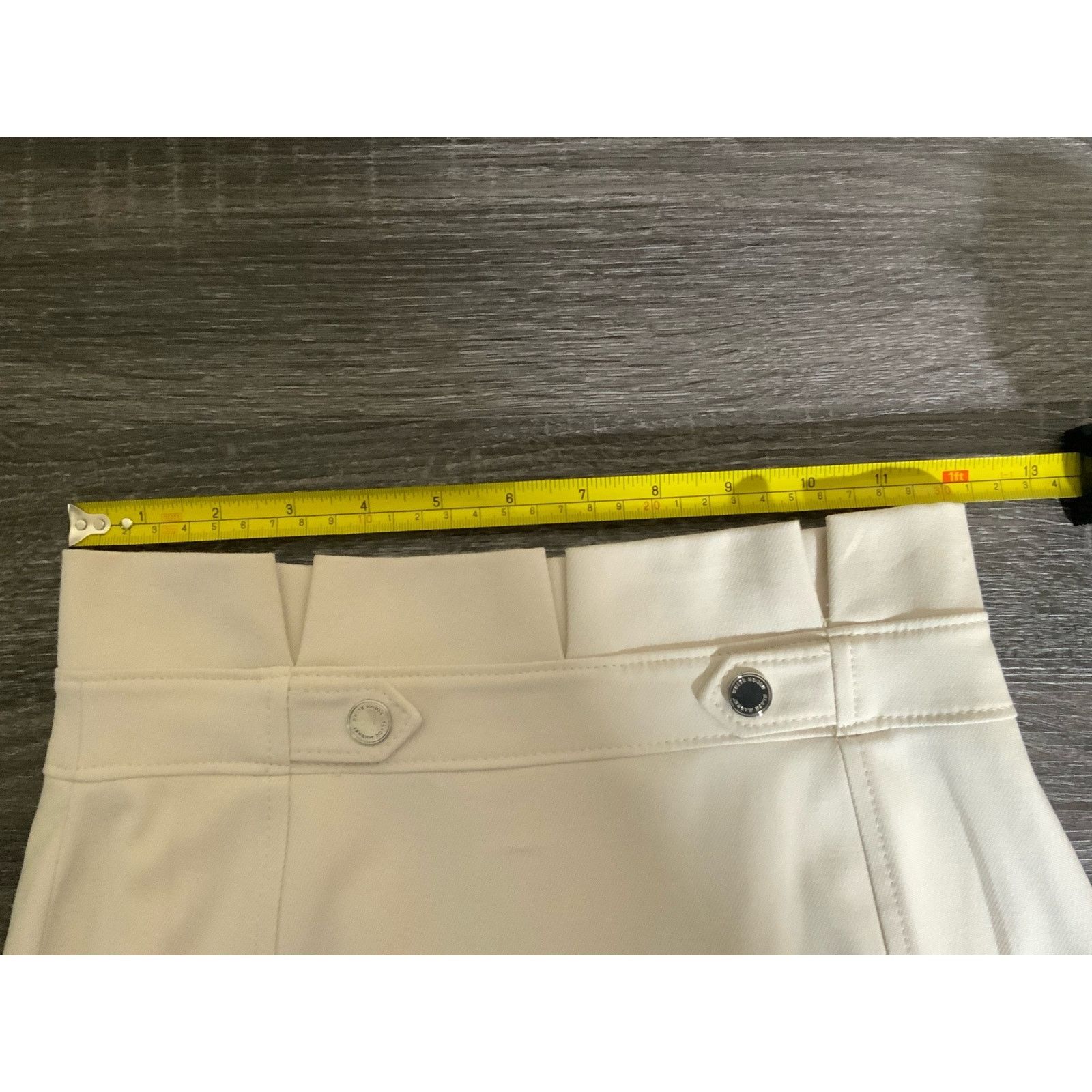 White House Black Market White House Black Market Cream Midi Pencil Skirt Size 00 Size 24" / US 00 / IT 34 - 7 Thumbnail