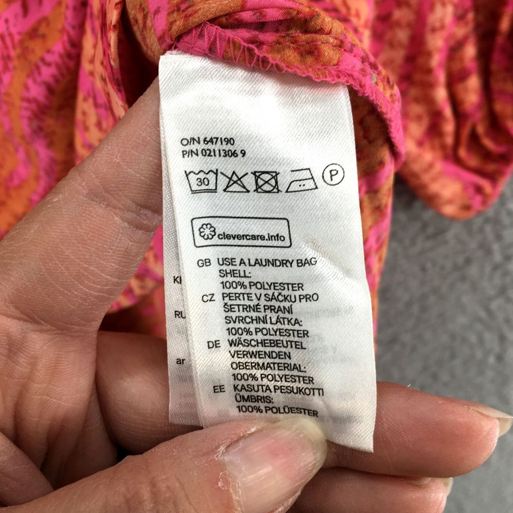 H&M H&M Consious Shift Tunic Dress Womens 4 Orange/Pink Tangerine Dreams 3/4 Sleeves Dress Womens 4 Pink 3/4 Sleeve Casual Knee Length Shifts Mens Girls Size S / US 4 / IT 40 - 7 Thumbnail