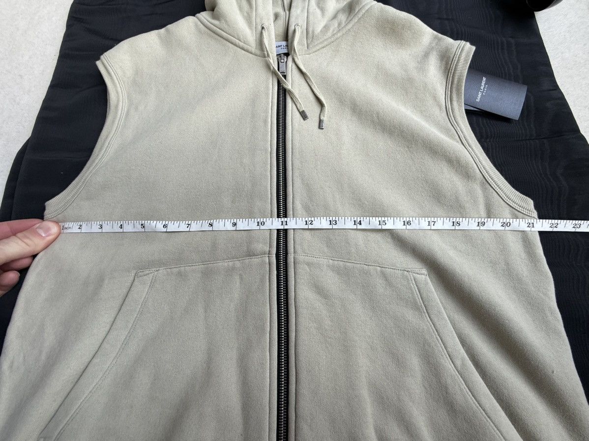 Saint Laurent Paris SS23 Saint Laurent Hoodie Zippe Sans Manches sleeveless tank Size US L / EU 52-54 / 3 - 5 Thumbnail