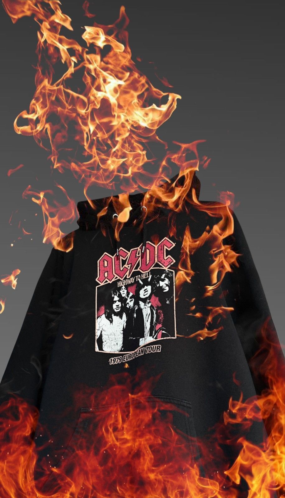 AC/DC Highway To Hell European Tour Hoodie