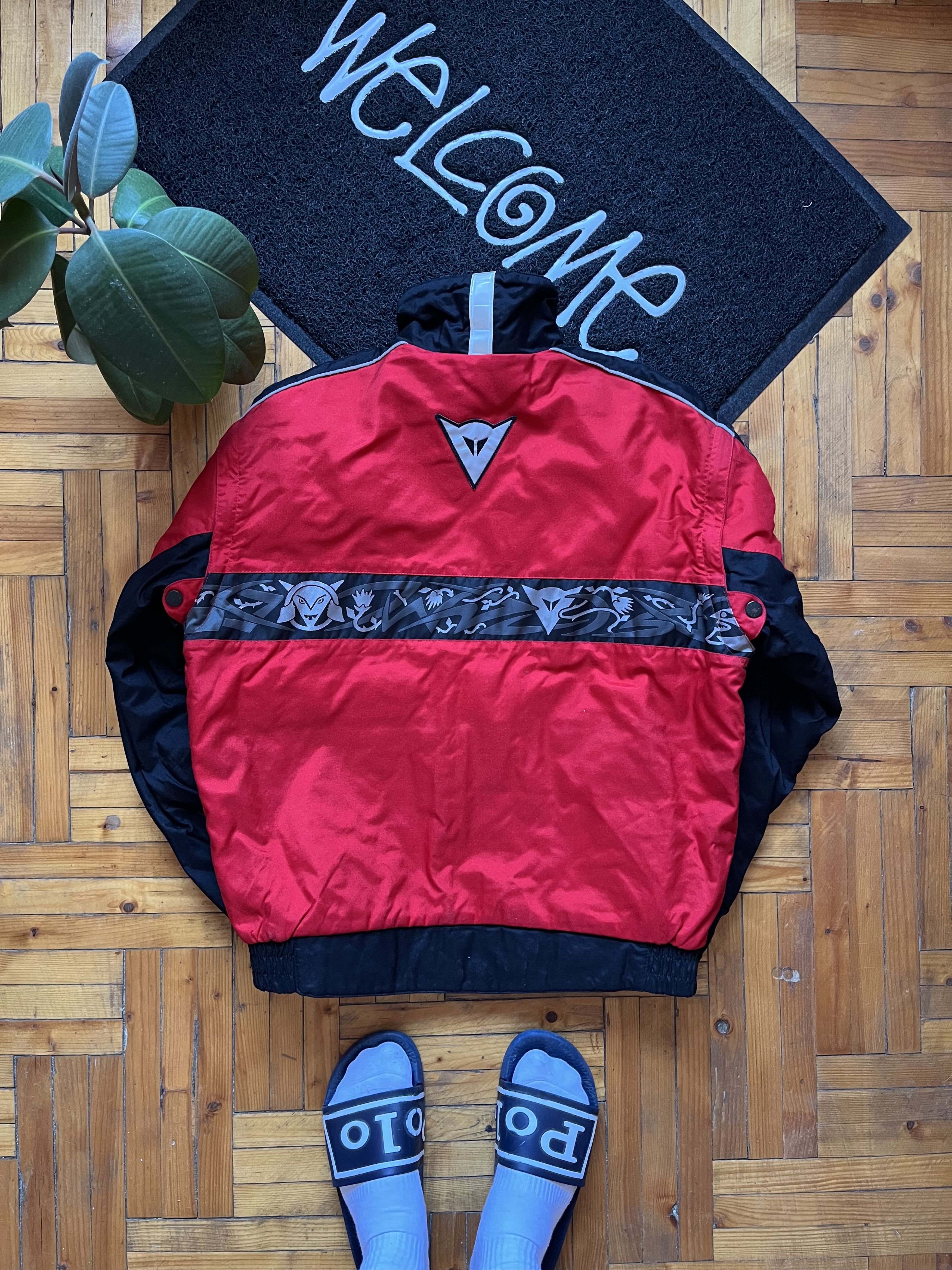 Dainese Vintage Dainese 2 in 1 Motorcycle Racing Nylon Jacket Vest Size US L / EU 52-54 / 3 - 8 Thumbnail