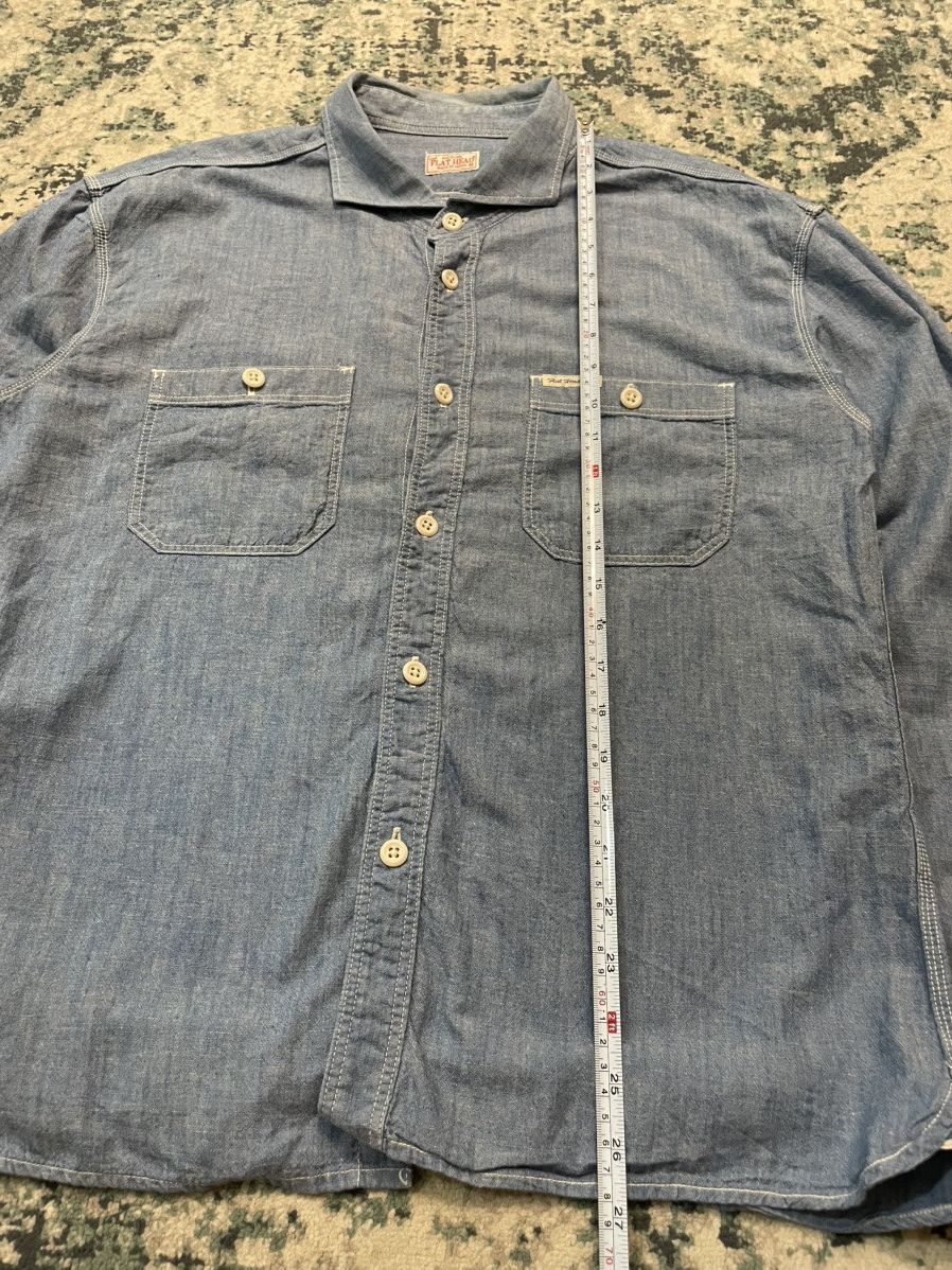 The Flat Head The Flat Head Japan Denime Selvedge Button Up Shirt Size US M / EU 48-50 / 2 - 9 Thumbnail