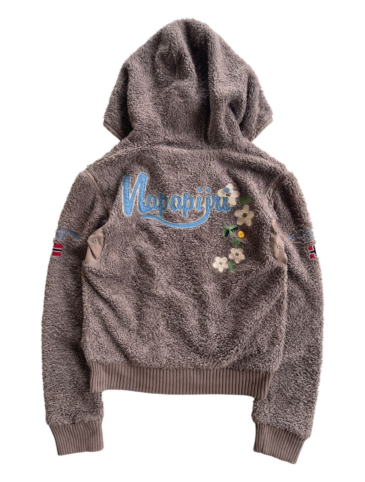 Napapijri Napapijiri Teddy Fleece Hoodie Jacket Size S / US 4 / IT 40 - 2 Thumbnail