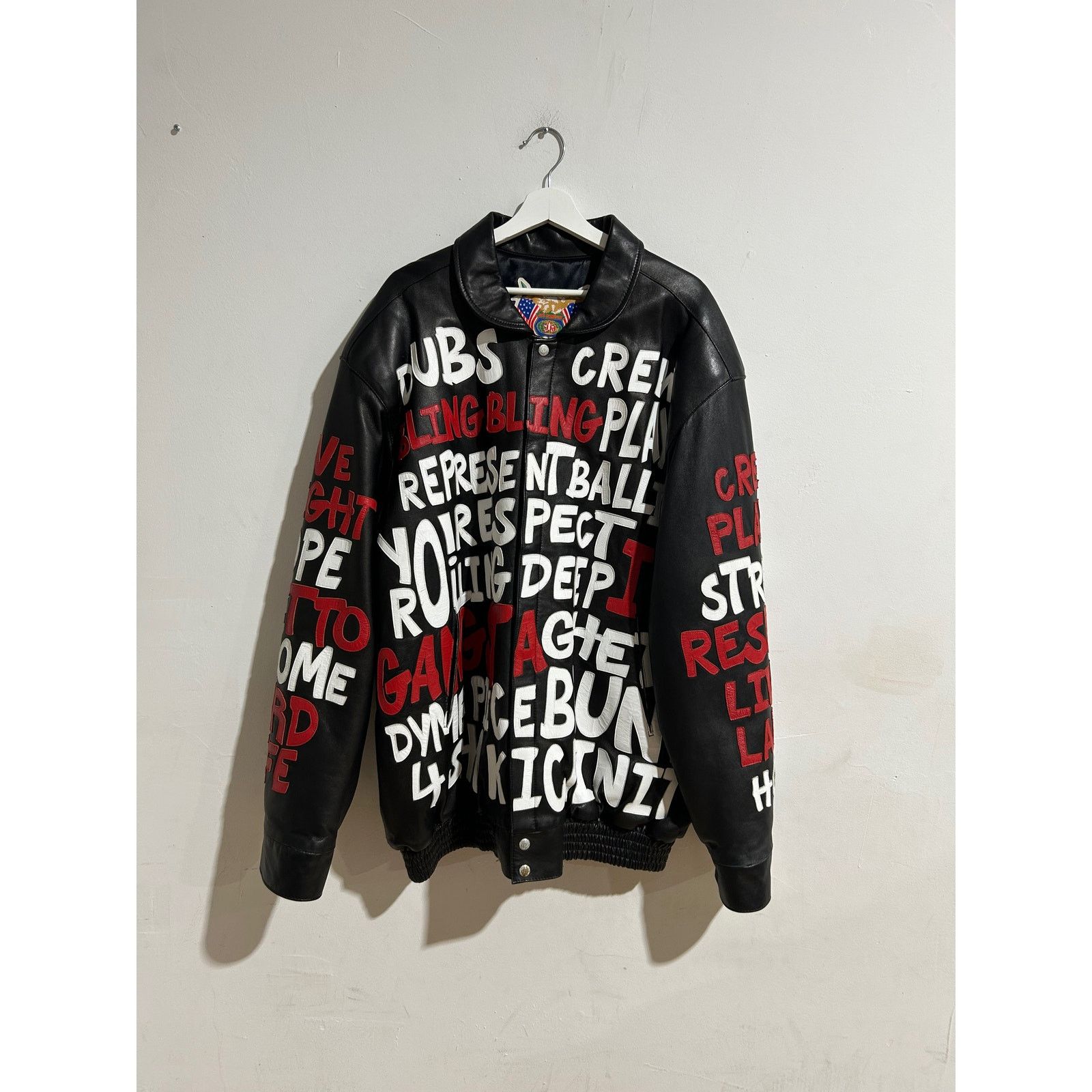 Jeff Hamilton JEFF HAMILTON HIP HOP MUSIC LYRICS LEATHER JACKET Size US XXL / EU 58 / 5 - 1 Thumbnail