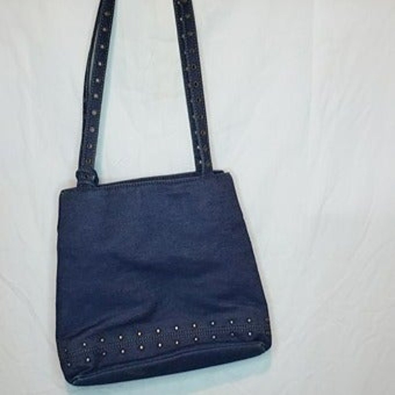 Other Women’s Blue Jeans Denim Shoulder Bag with Zipper Closure Size ONE SIZE - 2 Thumbnail