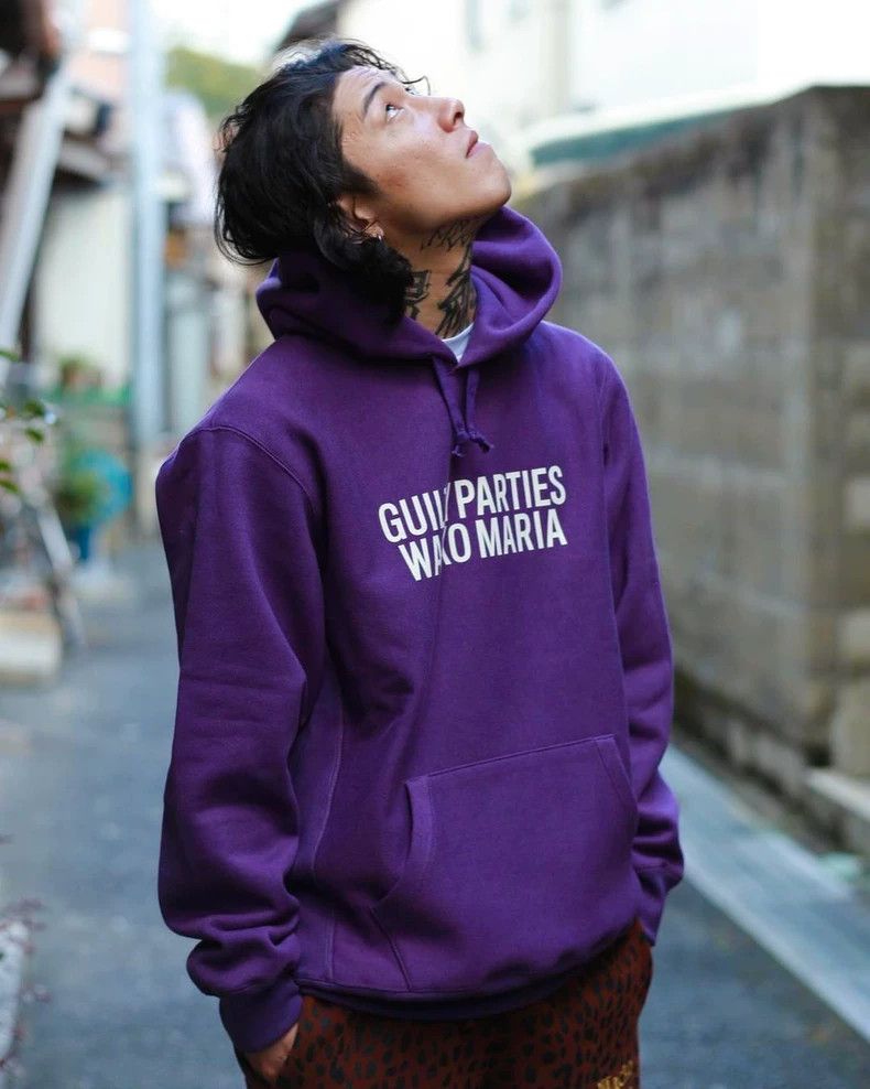 Wacko Maria WACKO MARIA Heavy Cotton Hooded Sweatshirt with Fleece Lin Size US L / EU 52-54 / 3 - 9 Thumbnail