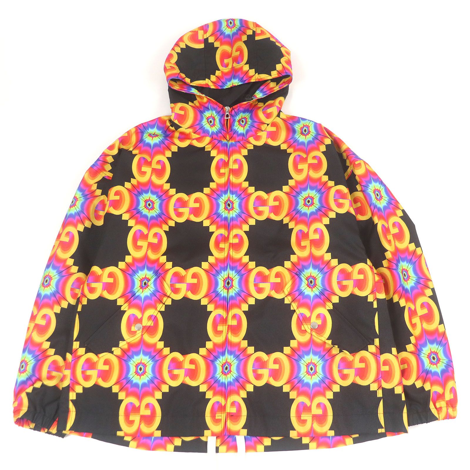 Gucci Gucci Gucci Giant GG Kaleidoscope Nylon Blouson Plastic Outerwear Size ONE SIZE - 1 Thumbnail