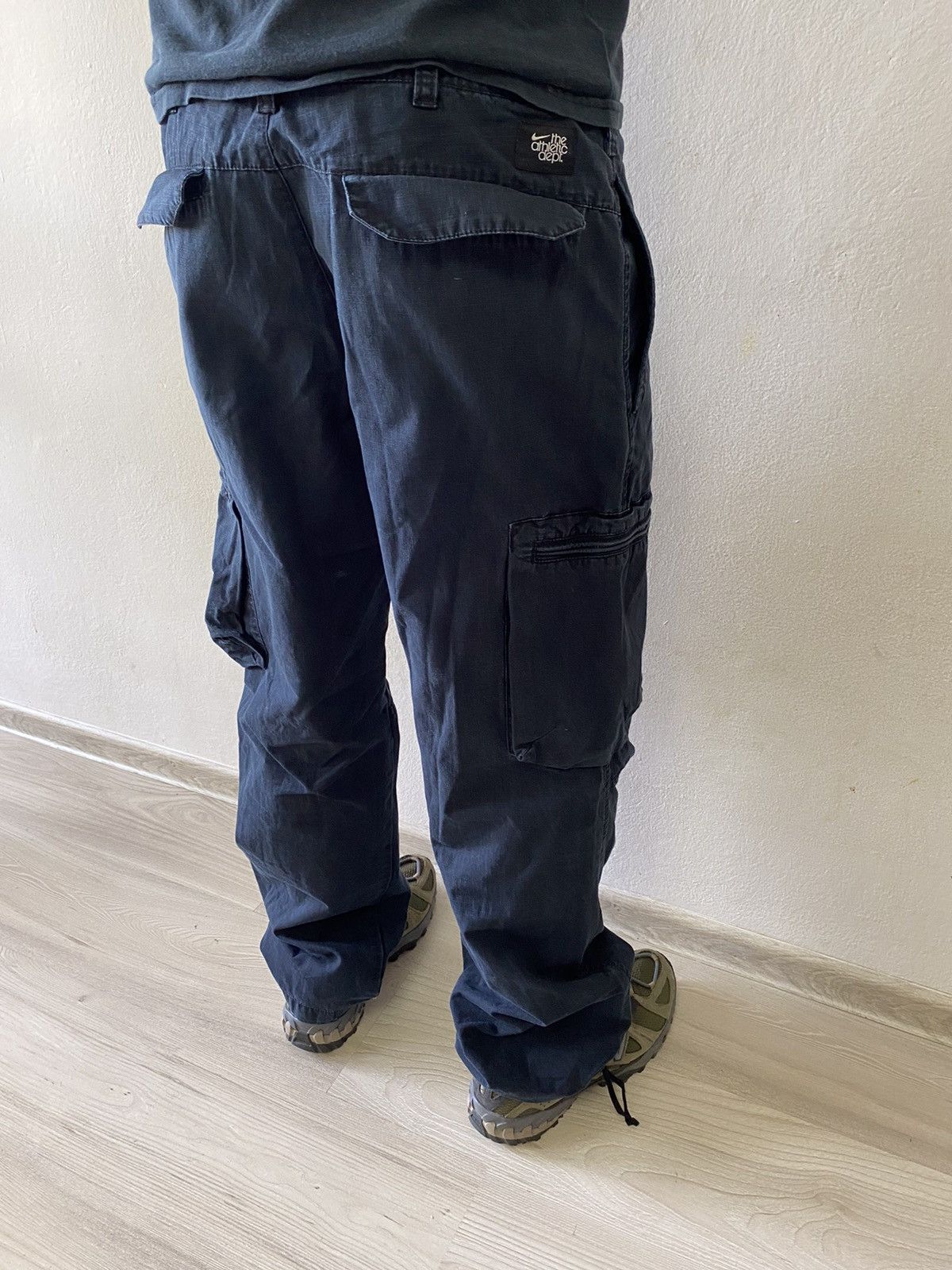 Nike × Vintage Vintage Nike ACG Cargo Pants Nylon Drill Faded Avantgarde Size US 32 / EU 48 - 12 Thumbnail