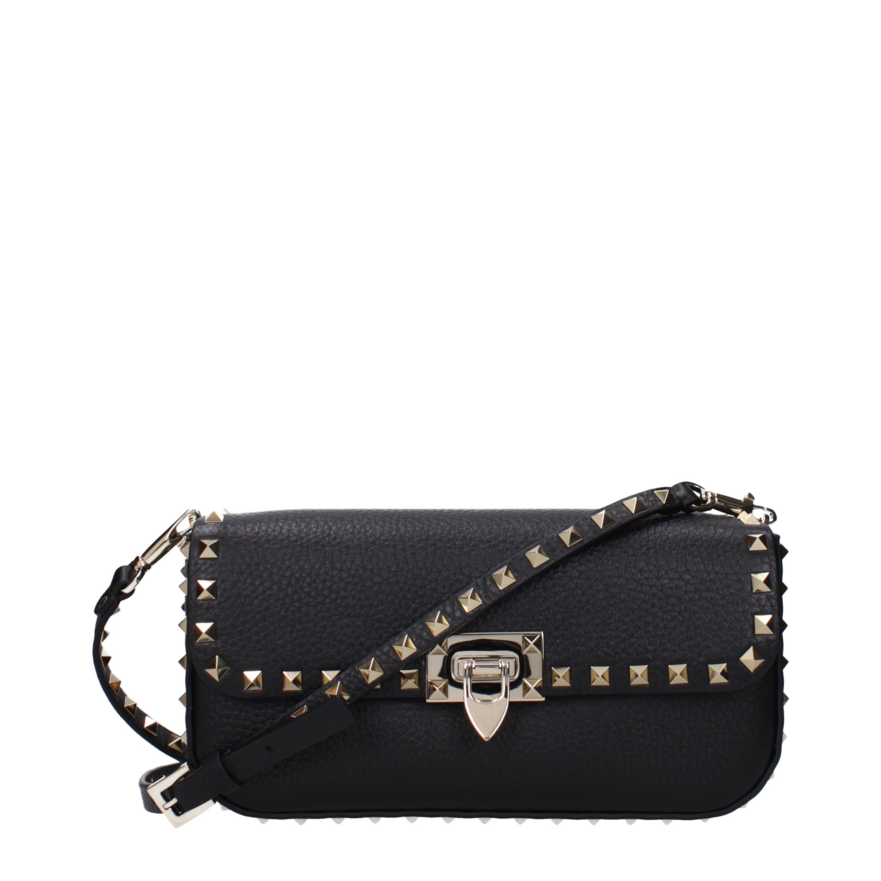 Valentino x Valentino Garavani Crossbody Bag In Leather in Black, Women's