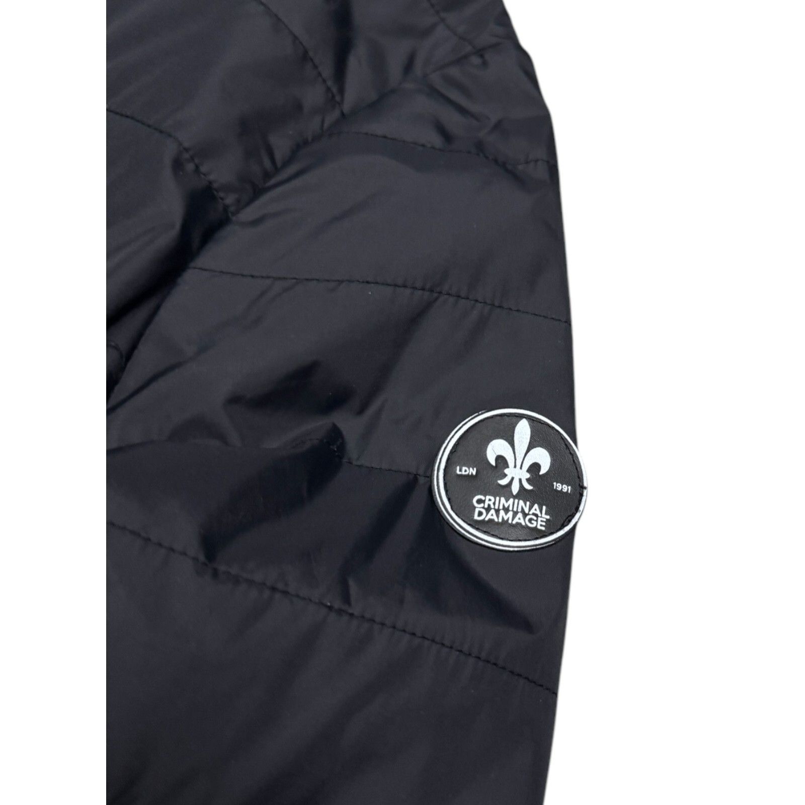 Criminal Damage CRIMINAL DAMAGE London Black Lightweight Bomber Jacket XS Size XS / US 0-2 / IT 36-38 - 6 Thumbnail
