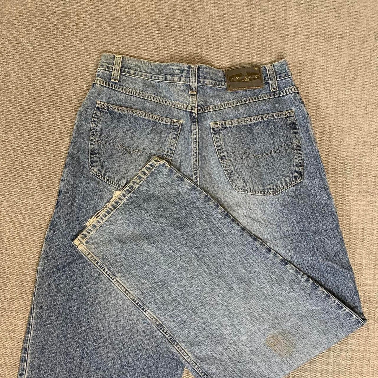 Anchor Blue Y2K Anchor blue Beyond Baggy Denim Jeans Size US 34 / EU 50 - 2 Thumbnail