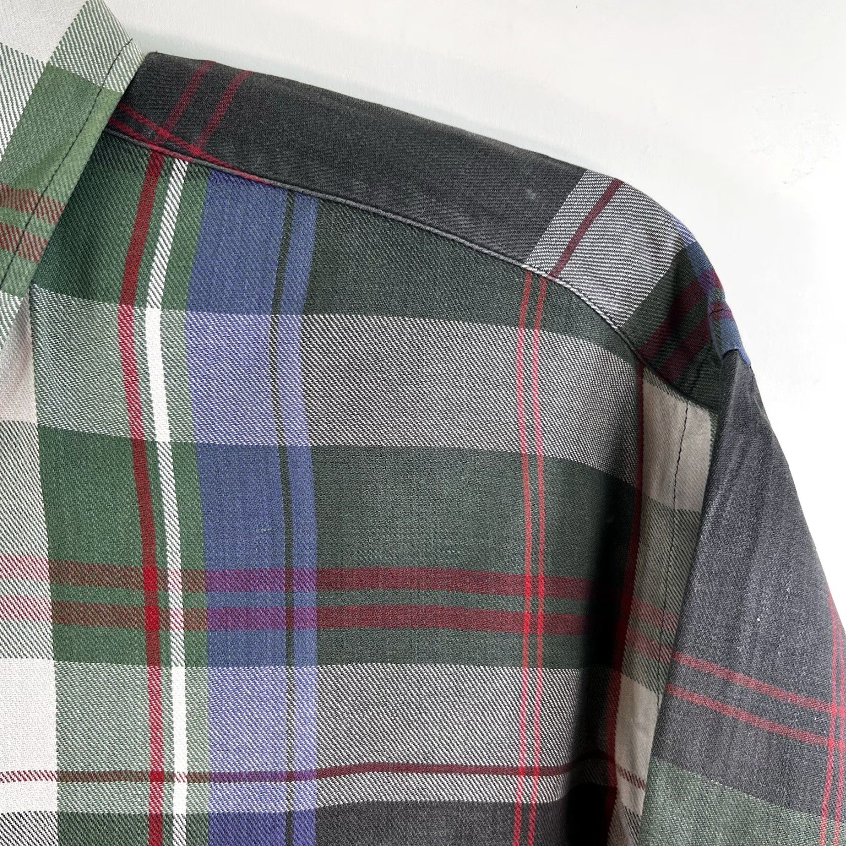 Ralph Lauren VINTAGE Ralph Lauren Men’s Big Shirt Plaid Button-Up 2XL Green/Blue Casual Classic Size US XXL / EU 58 / 5 - 2 Thumbnail