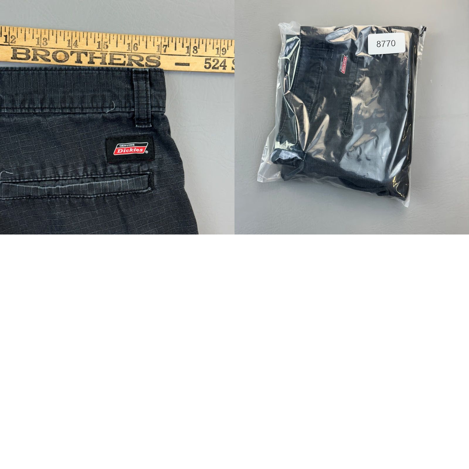 Dickies Dickies Shorts Mens 34 Dark Gray Ripstop Flex 12" Work Wear Utility Pocket Bermuda 5-Pocket Regular Mens Size US 34 / EU 50 - 8 Thumbnail